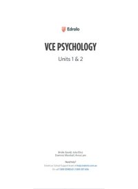 cover of the book Edrolo VCE Psychology Units 1 & 2