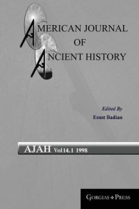 cover of the book American Journal of Ancient History 14.1