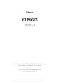 cover of the book Edrolo VCE Physics Units 1 & 2