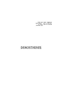 cover of the book Demosthenes and the Last Days of Greek Freedom 384 - 322 B.C.