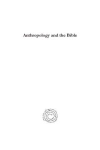 cover of the book Anthropology and the Bible