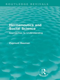 cover of the book Hermeneutics and Social Science (Routledge Revivals): Approaches to Understanding