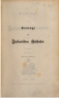 cover of the book Beiträge zur italienischen Geschichte