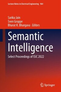 cover of the book Semantic Intelligence: Select Proceedings of ISIC 2022