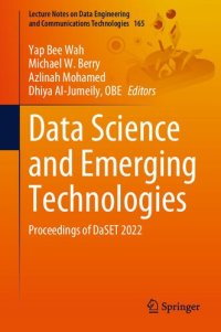 cover of the book Data Science and Emerging Technologies: Proceedings of DaSET 2022