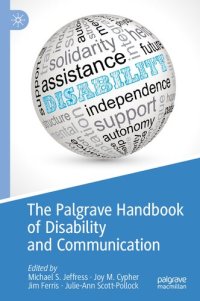 cover of the book The Palgrave Handbook of Disability and Communication