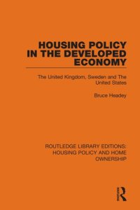 cover of the book Housing Policy in the Developed Economy