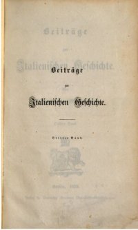 cover of the book Beiträge zur italienischen Geschichte