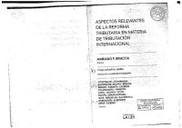 cover of the book Aspectos relevantes de la reforma tributaria en materia de tributación internacional