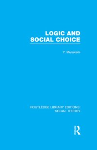 cover of the book Logic and Social Choice