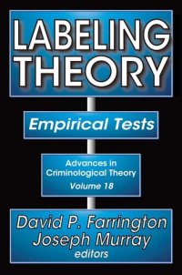 cover of the book Labeling Theory: Empirical Tests