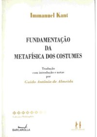 cover of the book Fundamentação da Metafísica dos Costumes