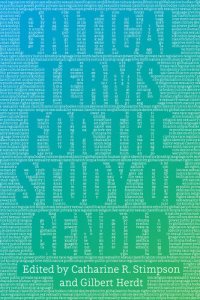 cover of the book Critical Terms for the Study of Gender