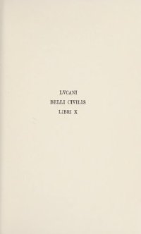 cover of the book Bellum civile. Libri Decem