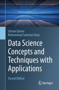 cover of the book Data Science Concepts and Techniques with Applications