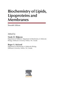 cover of the book Biochemistry of Lipids, Lipoproteins and Membranes