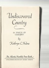 cover of the book Undiscovered Country: In Search of Gurdjieff