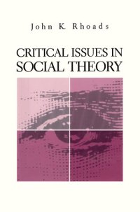 cover of the book Critical Issues in Social Theory