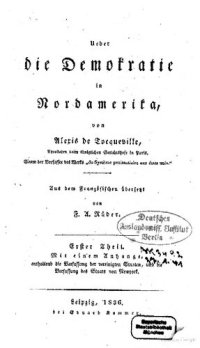 cover of the book Über die Demokratie in Amerika