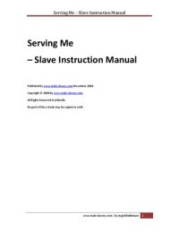 cover of the book Serving Me: Slave Instruction Manual