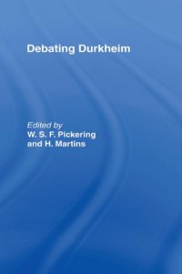 cover of the book Debating Durkheim