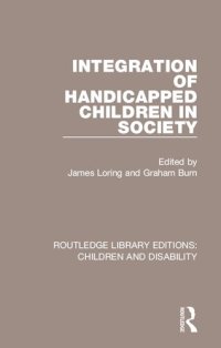 cover of the book Integration of Handicapped Children in Society