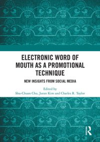 cover of the book Electronic Word of Mouth as a Promotional Technique: New Insights from Social Media