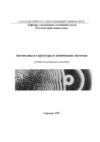 cover of the book Автоволны и структуры в химических системах: Учебно-методическое пособие