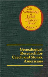 cover of the book Genealogical research for Czech and Slovak Americans