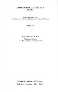 cover of the book Wie Kriege enden : Wege zum Frieden von der Antike bis zur Gegenwart