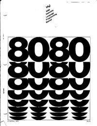 cover of the book 8080 Assembly Language Programmers Manual