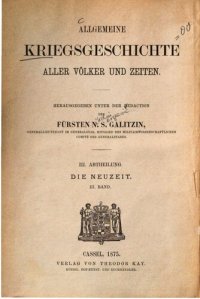 cover of the book Kriege der II. Hälfte des XVIII. Jahrhunderts in West-Europa. 1740-1792. Die Kriege Friedrichs des Großen