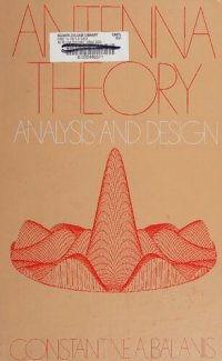 cover of the book Antenna Theory: Analysis and Design