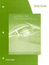 cover of the book Study Guide for Stewart/Redlin/Watson's Algebra and Trigonometry, 4th