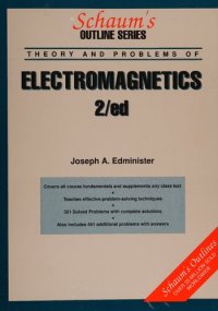 cover of the book Schaum's Outline of Electromagnetics