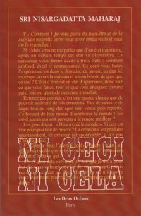 cover of the book "Ni ceci, ni cela" : 24 entretiens du 20-12-1978 au 20-11-1980