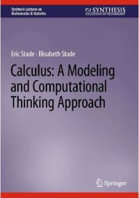 cover of the book Calculus: A Modeling and Computational Thinking Approach