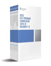 cover of the book 2023 CFA Program Curriculum Level III Box Set