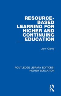 cover of the book Resource-Based Learning for Higher and Continuing Education