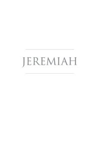 cover of the book Jeremiah (Smyth & Helwys Bible Commentary)