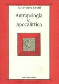 cover of the book Antropologia e apocalittica