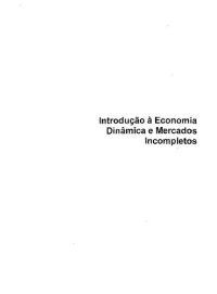 cover of the book Introdução à Economia Dinâmica e Mercados Incompletos