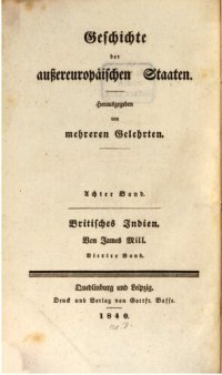 cover of the book Geschichte des britischen Indien