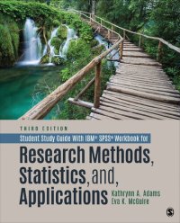 cover of the book Student Study Guide With IBM® SPSS® Workbook for Research Methods, Statistics, and Applications