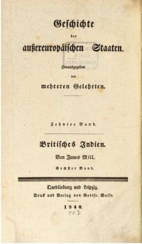 cover of the book Geschichte des britischen Indien