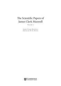 cover of the book The Scientific Papers of James Clerk Maxwell