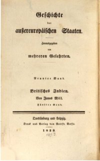 cover of the book Geschichte des britischen Indien