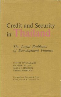 cover of the book Credit and Security in Thailand