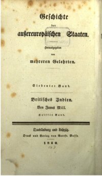 cover of the book Geschichte des britischen Indien