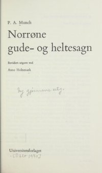 cover of the book Norrøne gude- og heltesagn